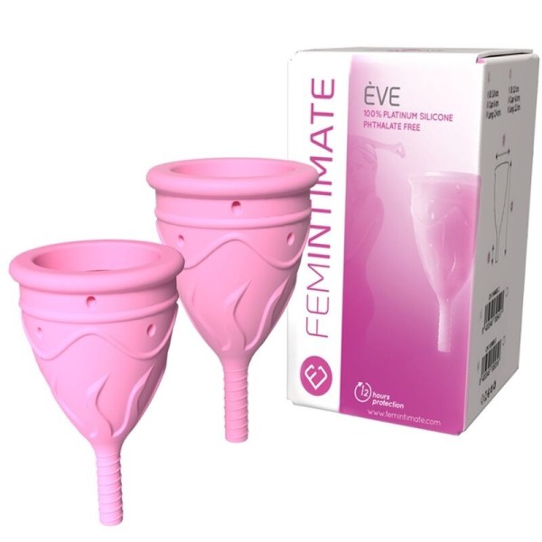 FEMINTIMATE - COPO MENSTRUAL DE SILICONE EVE - TAMANHO L FEMINTIMATE