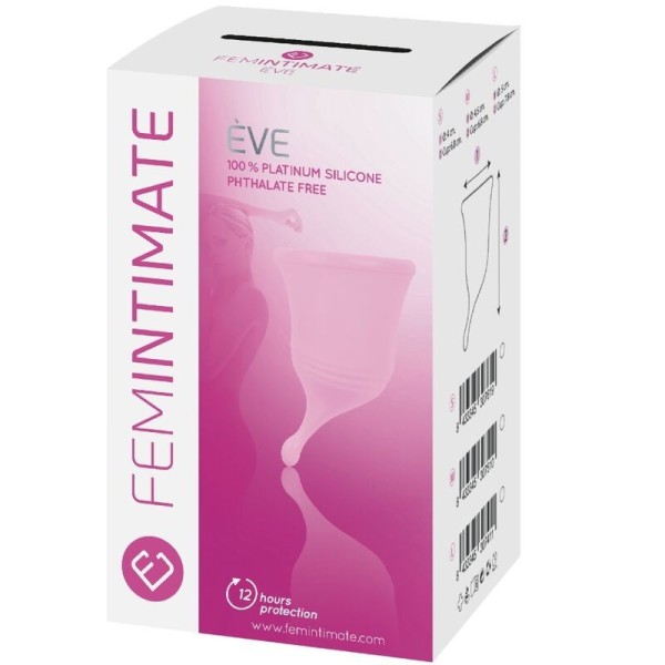 FEMINTIMATE - COPA MENSTRUAL DE SILICONA EVE NEW - TALLA S FEMINT