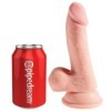 KING COCK - DILDO TRIPLE DENSIDAD 14 CM KING COCK PLUS - Penes re