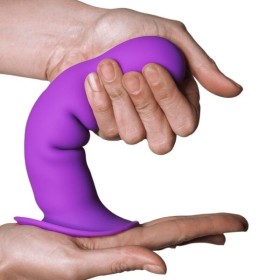 ADRIEN LASTIC - HITSENS VIBE 3 DILDO DE SILICONA MORADO ADRIEN LA