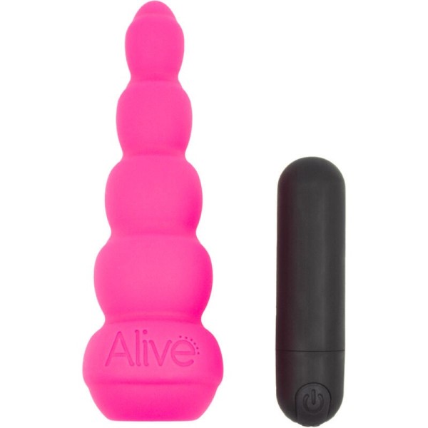 ALIVE - ESTIMULADOR ANAL LANCE PRO ROSA ALIVE - Vibradores anales