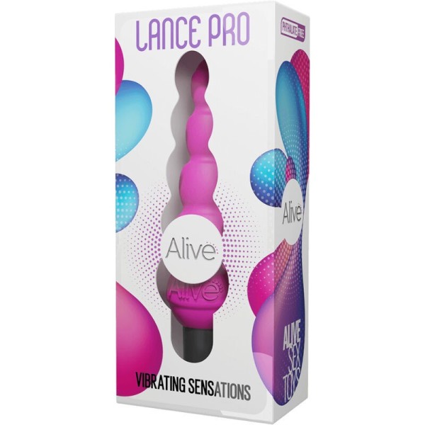 ALIVE - STIMULATEUR ANAL LANCE PRO ROSE ALIVE - Vibromasseurs anaux