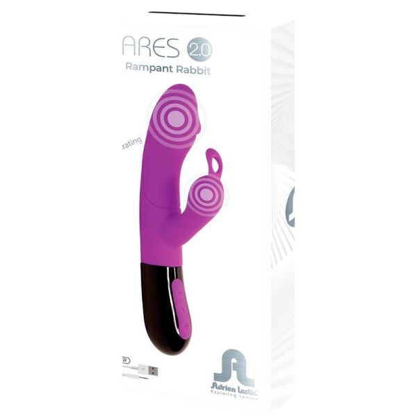 ADRIEN LASTIC - ARES 2.0 CONEJO VIBRADOR MORADO ADRIEN LASTIC