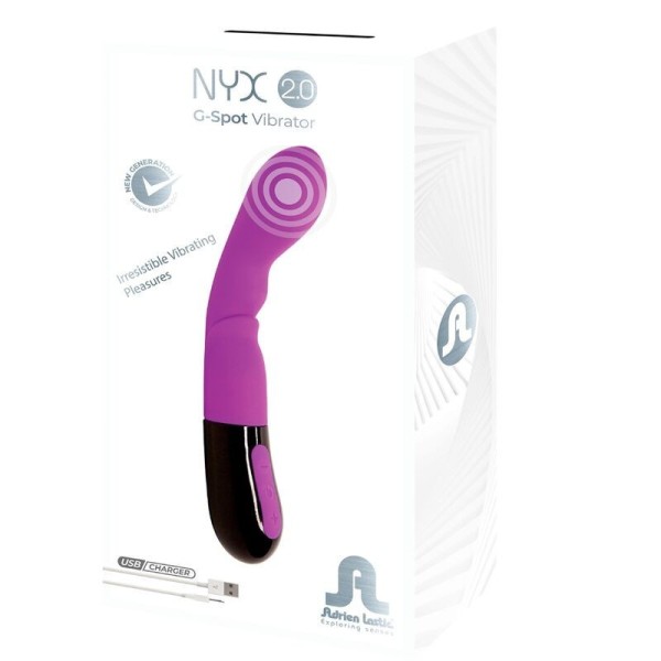 ADRIEN LASTIC - VIBRADOR PUNTO G NYX 2.0 MORADO ADRIEN LASTIC