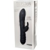 ADRIEN LASTIC - VIBRATEUR TWISTER ET MASSEUR ROTATEUR LAPIN NOIR ADRIEN LASTIC