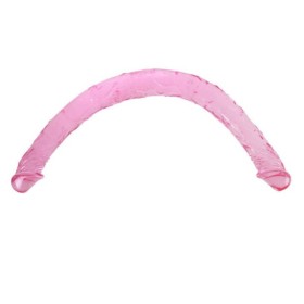 BAILE - DOBLE POLLA ROSA 44.5 CM BAILE ANAL - Doble Pene