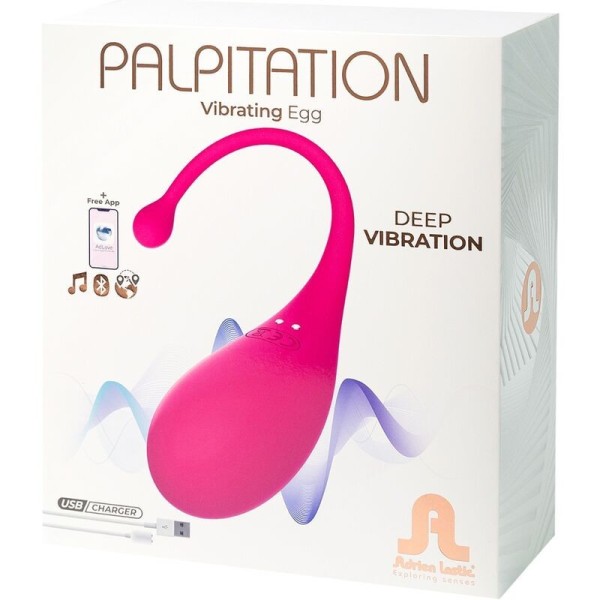ADRIEN LASTIC - OEUF VIBRANT PALPITATION ROSE - APPLICATION GRATUITE ADRIEN LASTIC