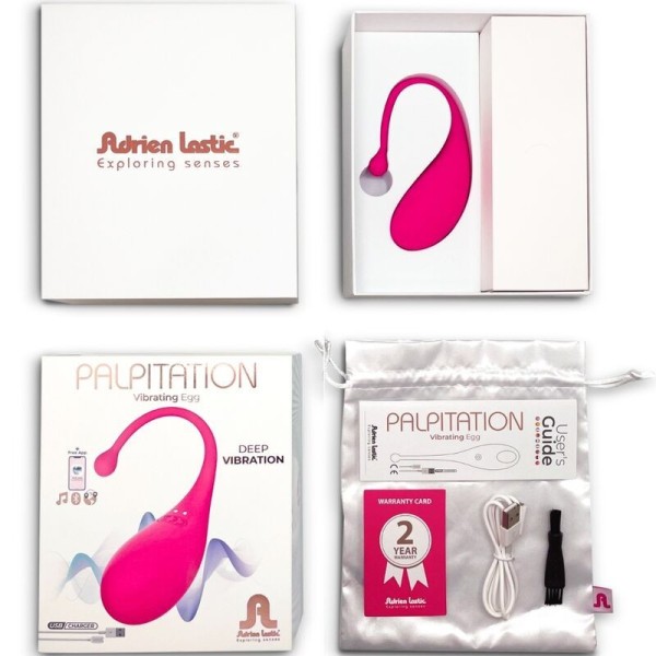 ADRIEN LASTIC - OEUF VIBRANT PALPITATION ROSE - APPLICATION GRATUITE ADRIEN LASTIC