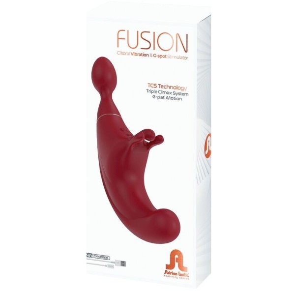 ADRIEN LASTIC - FUSION TRIPLE CLITORIS Y ESTIMULADOR DEL PUNTO G 