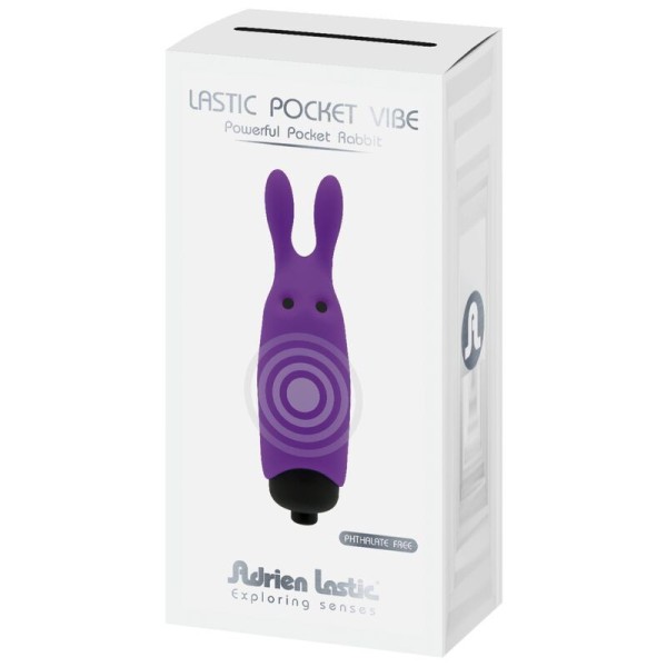 ADRIEN LASTIC - VIBRATEUR LAPIN VIOLET DE POCHE LASTIC ADRIEN LASTIC
