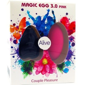 ALIVE - MAGIC EGG 3.0 OVO VIBRATÓRIO CONTROLE REMOTO ROSA ALIVE