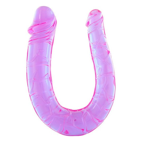 SIETE CREACIONES - PENE CON DOS CABEZAS DE JALEA FLEXIBLES SIETE 