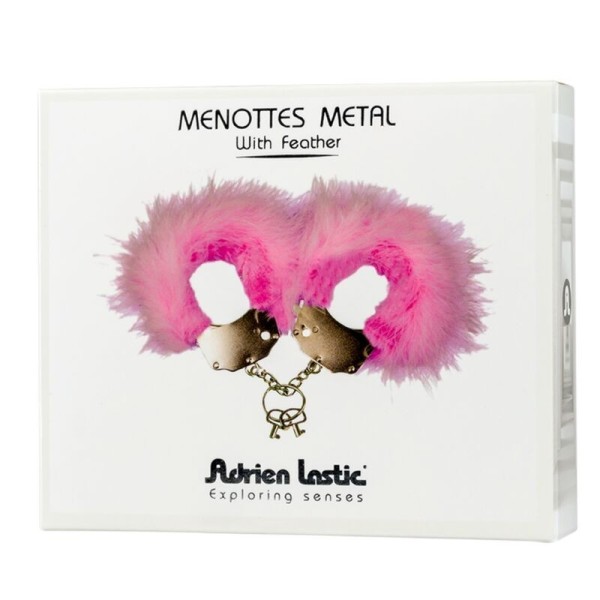 ADRIEN LASTIC - ESPOSAS DE METAL PLUMA ROSA ADRIEN LASTIC
