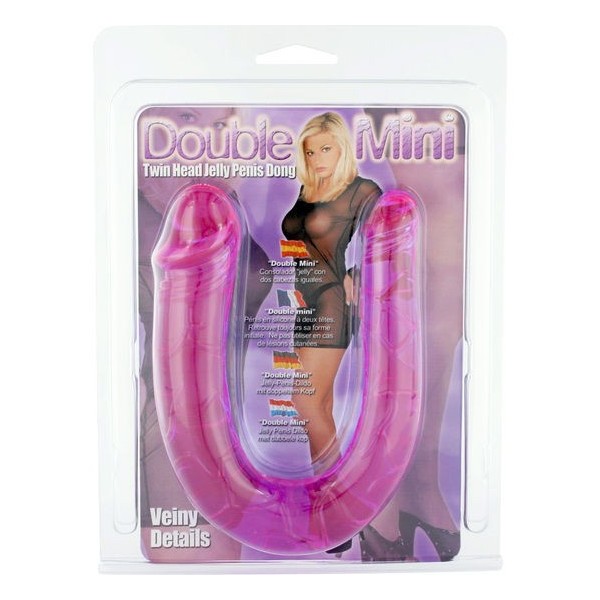 SIETE CREACIONES - PENE CON DOS CABEZAS DE JALEA FLEXIBLES SIETE 