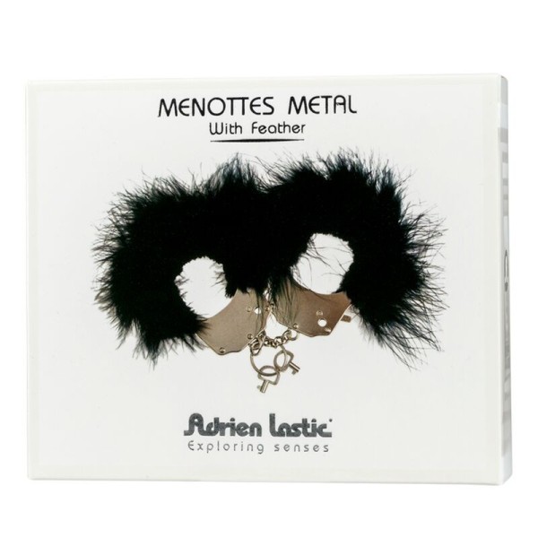 ADRIEN LASTIC - ESPOSAS DE METAL CON PLUMAS NEGRAS ADRIEN LASTIC