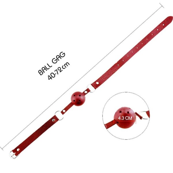 ALIVE - GAG RESPIRANT DISCRETION ROUGE ALIVE - Mâchoires