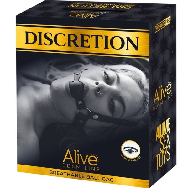 ALIVE - GAG RESPIRANT DISCRETION ROUGE ALIVE - Mâchoires