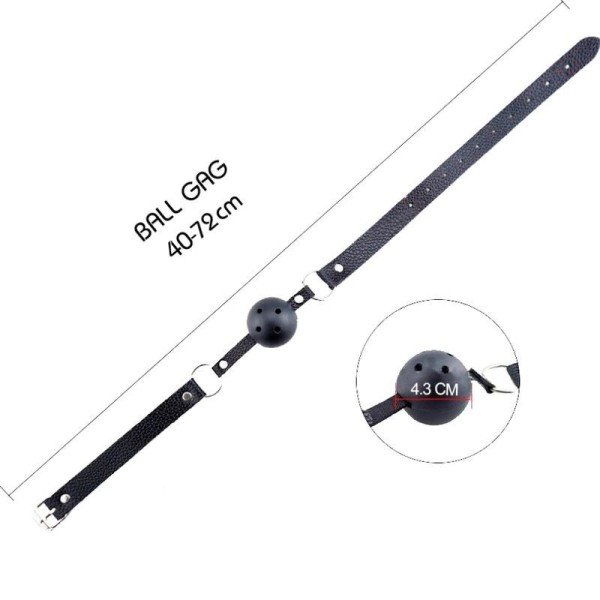 ALIVE - GAG RESPIRANT DISCRETION NOIR ALIVE - Mâchoires