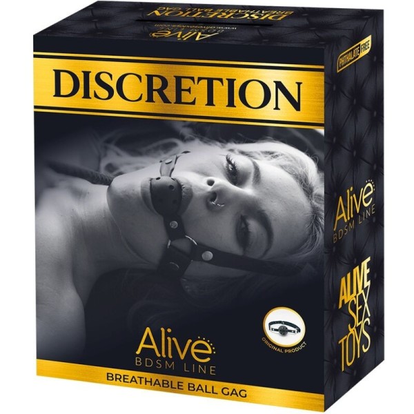 ALIVE - GAG RESPIRANT DISCRETION NOIR ALIVE - Mâchoires