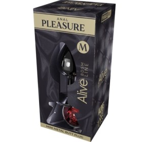 ALIVE - MINI PLUG DE PLAISIR ANAL MÉTAL ROUGE TAILLE M ALIVE