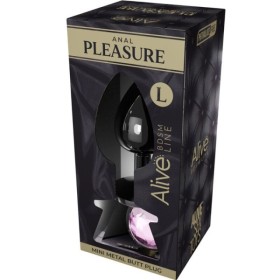 ALIVE - MINI PLUG DE PLAISIR ANAL MÉTAL ROSE TAILLE L ALIVE