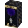 ALIVE - PLUG DE PLAISIR ANAL SPIRAL METAL FLUFFY VIOLET FONCÉ TAILLE M ALIVE