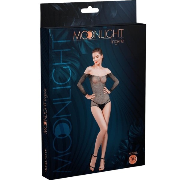 MOONLIGHT - CORPS MODÈLE 9 NOIR TAILLE UNIQUE MOONLIGHT - Bodystocking