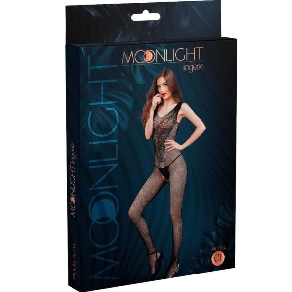 MOONLIGHT - BODYSTOCKING MODELO 1 NEGRO TALLA ÚNICA MOONLIGHT