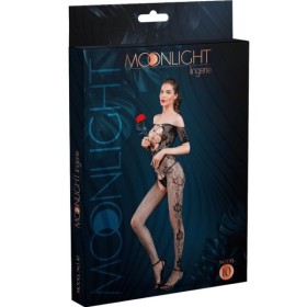 MOONLIGHT - BODYSTOCKING MODÈLE 10 NOIR TAILLE UNIQUE MOONLIGHT