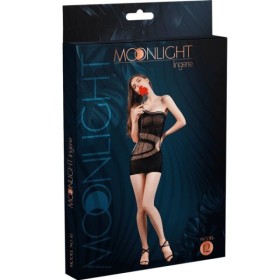 MOONLIGHT - VESTIDO MODELO 12 NEGRO TALLA ÚNICA MOONLIGHT - Bodys