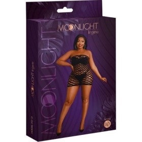 MOONLIGHT - ROBE EN MAILLE MODÈLE 10 NOIRE GRANDE TAILLE MOONLIGHT