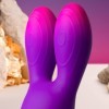 ROCKS-OFF - GLO-GIRL BUNNY VIBRATEUR FLEXIBLE VIOLET ROCKS-OFF
