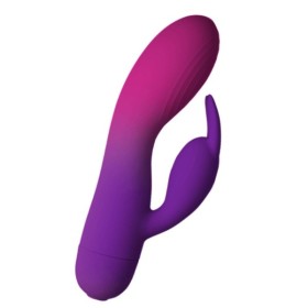 ROCKS-OFF - VIBRADOR ROXO COELHO GLO-GIRL ROCKS-OFF