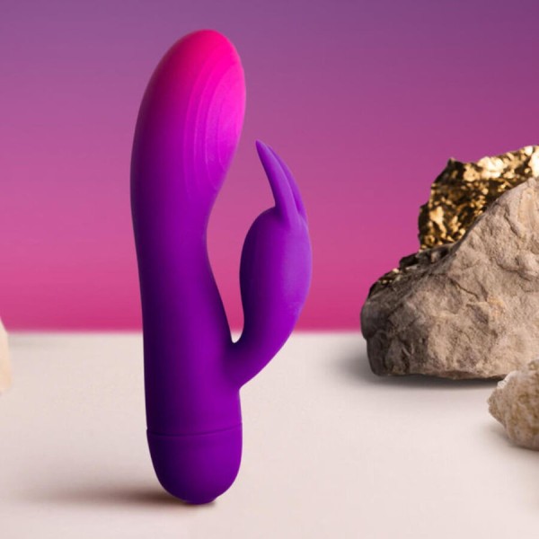 ROCKS-OFF - GLO-GIRL VIBRATEUR LAPIN VIOLET ROCKS-OFF