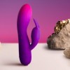 ROCKS-OFF - GLO-GIRL VIBRADOR CONEJO MORADO ROCKS-OFF