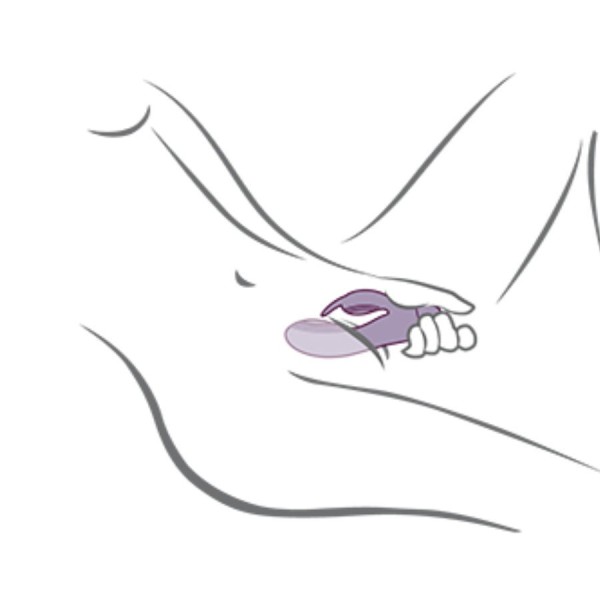 ROCKS-OFF - GLO-GIRL VIBRADOR CONEJO MORADO ROCKS-OFF