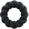 ROCKS-OFF - ANNEAU DE MASTURBATION EN SILICONE NOIR TWIST ROCKS-OFF