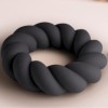 ROCKS-OFF - ANNEAU DE MASTURBATION EN SILICONE NOIR TWIST ROCKS-OFF