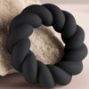 ROCKS-OFF - ANNEAU DE MASTURBATION EN SILICONE NOIR TWIST ROCKS-OFF