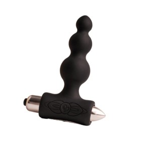 ROCKS-OFF - LITTLE SENSACIONES BUBBLES PLUG ANAL VIBRADOR NEGRO R