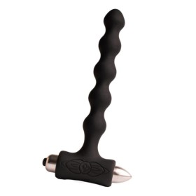ROCKS-OFF - PETITE SENSACIONES BEADS PLUG ANAL VIBRADOR NEGRO ROC