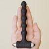 ROCKS-OFF - PETITE SENSATIONS PERLES ANAL PLUG VIBRATEUR NOIR ROCKS-OFF