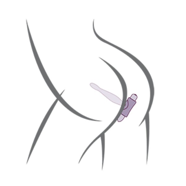 ROCKS-OFF - LITTLE SENSACIONES TEAZER VIBRADOR PLUG ANAL VIOLETA 