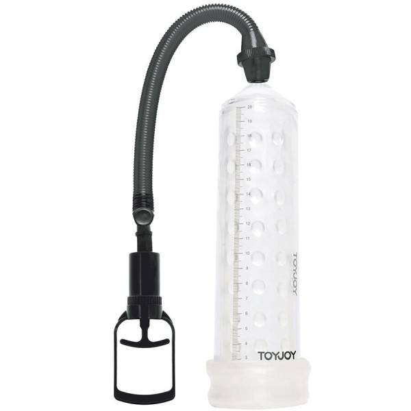 TOYJOY - POMPE DE MASSAGE PUISSANTE AVEC MANCHON TRANSPARENT TOYJOY