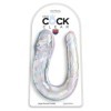 KING COCK - DOUBLE TROUBLE DOUBLE GODE 44 CM TRANSPARENT KING COCK