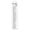 KING COCK - DOUBLE TROUBLE DILDO DOBLE 46 CM TRANSPARENTE KING CO