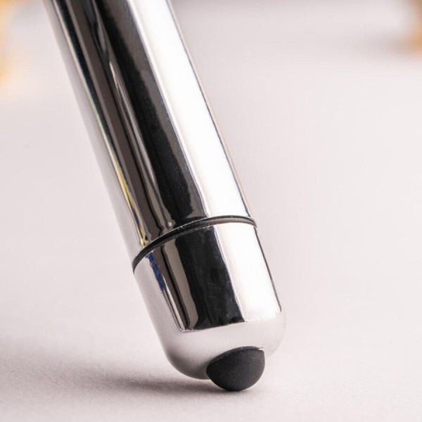 ROCKS-OFF - RO-80 BOLA VIBRADORA CROMADA PLATA ROCKS-OFF