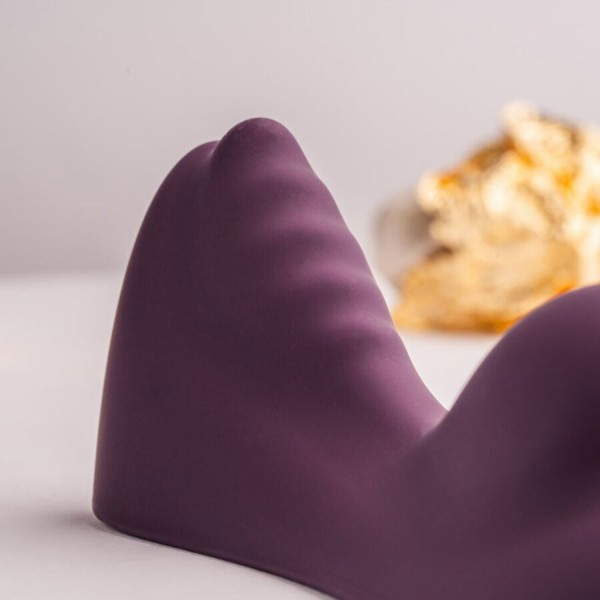 ROCKS-OFF - VIBRADOR SENTADO VIOLETA RUBY GLOW ROCKS-OFF - Para c