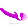 PRETTY LOVE - ZANINI STRAPLESS STRAP-ON 10 VIBRATIONS VIOLET PRETTY LOVE