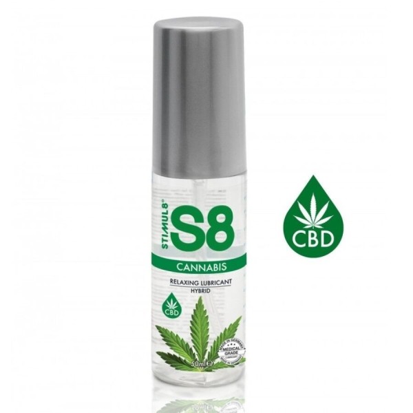 STIMUL8 - LUBRICANTE HÍBRIDO CANNABIS S8 50 ML STIMUL8